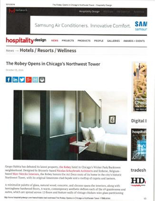 Hospitality Design Article Cover
